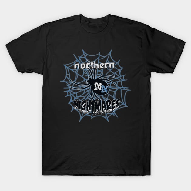 Northern Nightmares Dark T-Shirt by gardenstaterollerderby